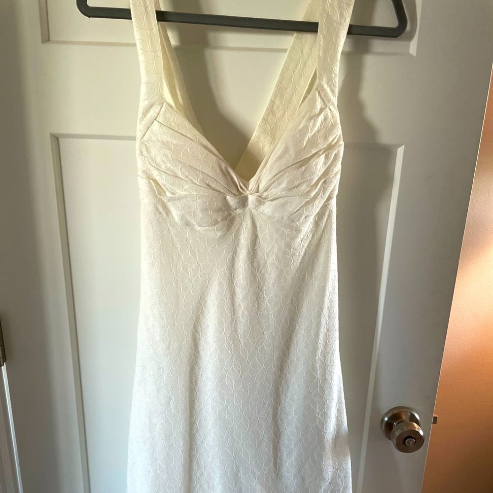 Marilyn Monroe style halter dress by Calvin Klein